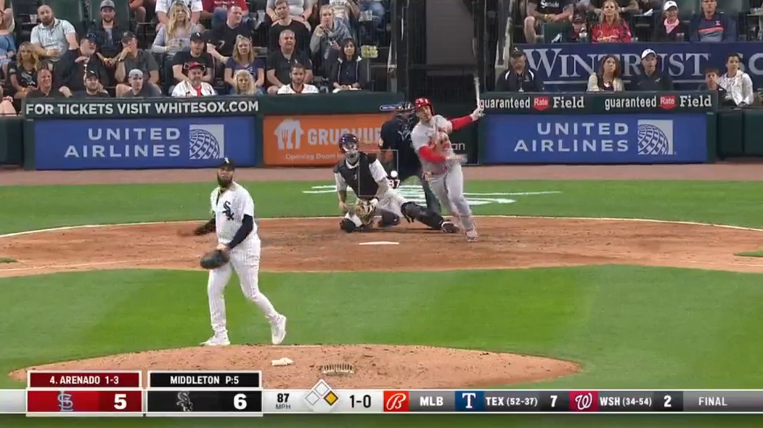 Nolan Arenado BLASTS a two-run home run to put the Cardinals ahead over the White Sox