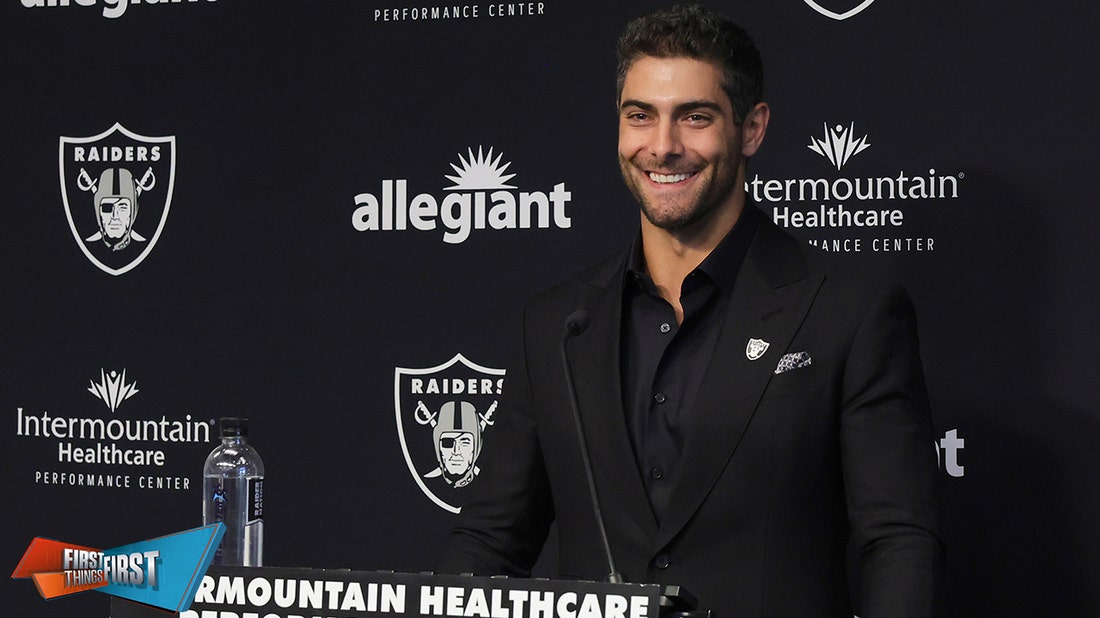 Jimmy G passes physical, avoids Raiders PUP list | FIRST THINGS FIRST