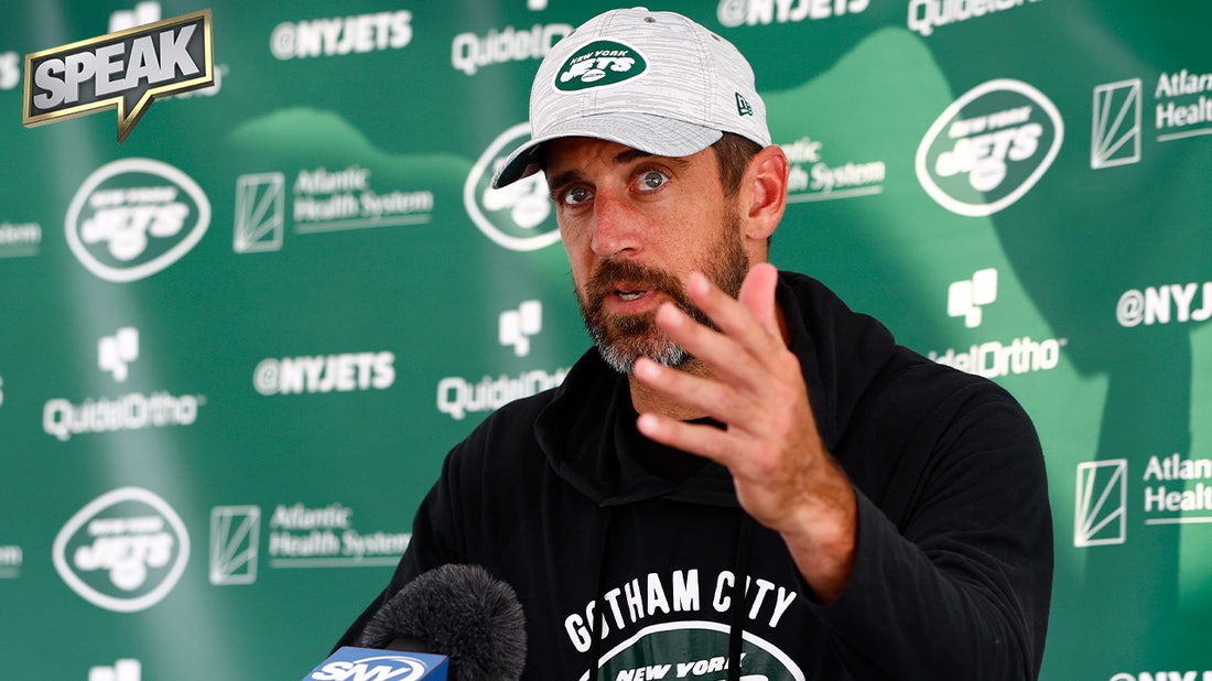 Does Aaron Rodgers have less pressure after taking $35M pay cut with Jets? | SPEAK