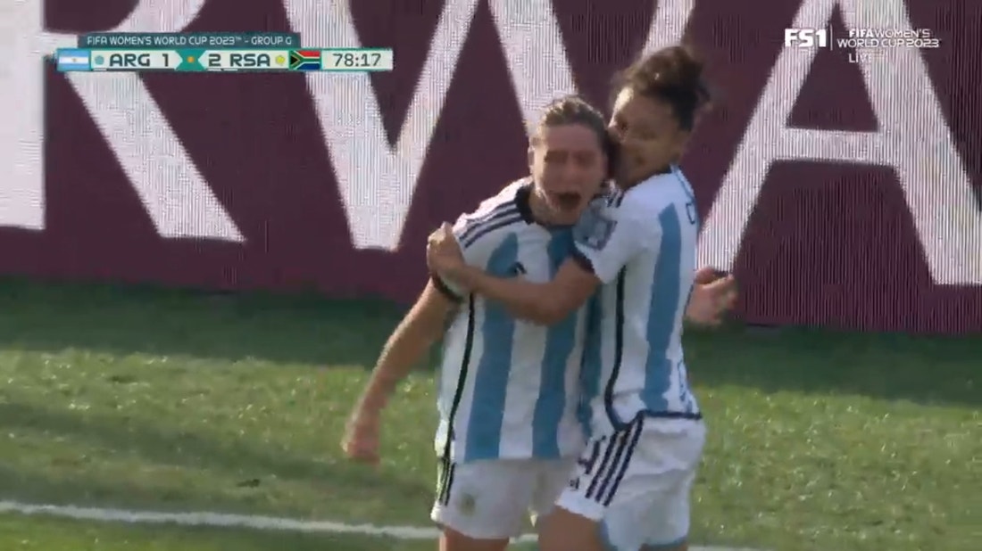Argentina scores two goals in furious Women's World Cup comeback