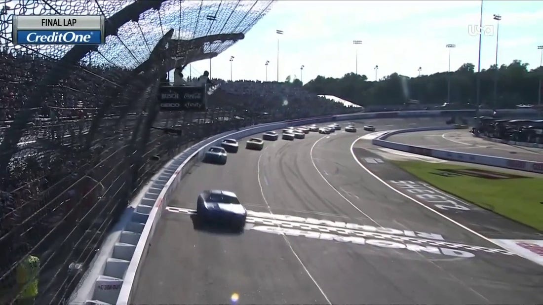 Chris Buescher earns his first win this season in the Cook Out 400 at Richmond Raceway