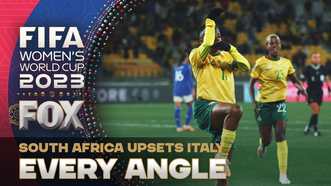 Thembi Kgatlana's GAME-WINNING goal in South Africa's UPSET of Italy | Every Angle