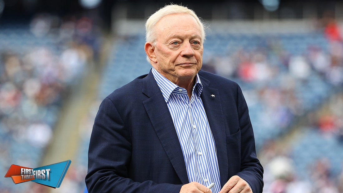 Jerry Jones' message to NFC East: 'They need to be on their game because we are' | FIRST THINGS FIRST