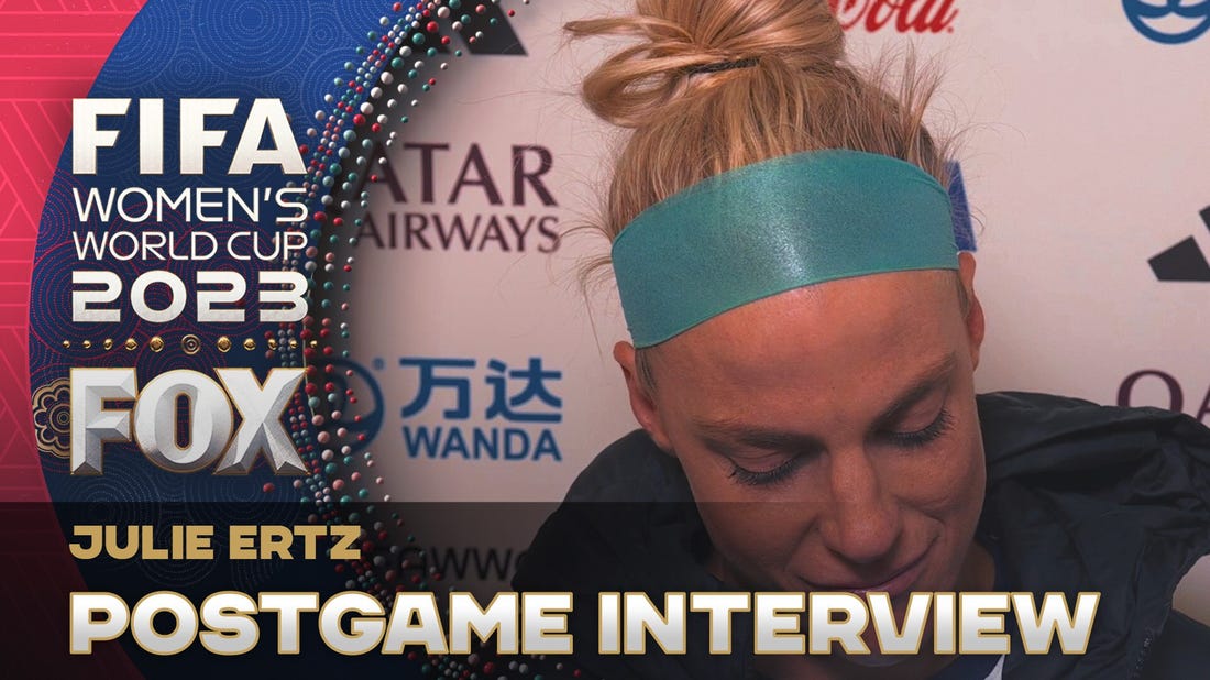 'It's probably my last game ... being able to wear this crest' — Julie Ertz speaks after the United States' elimination at the World Cup