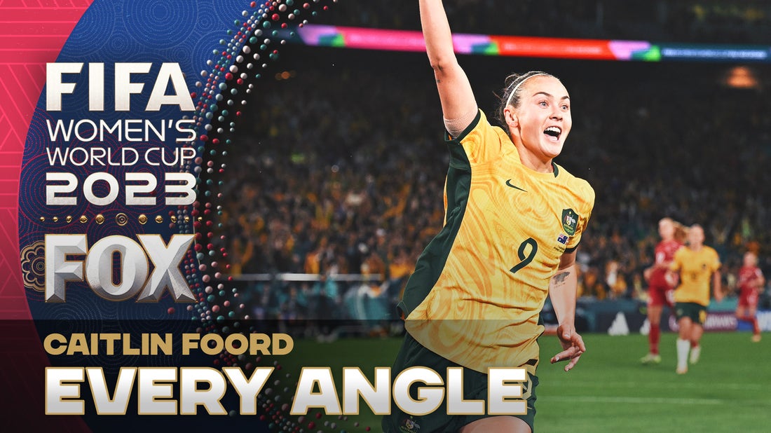 Caitlin Foord's GO-AHEAD goal for Australia vs. Denmark | Every Angle
