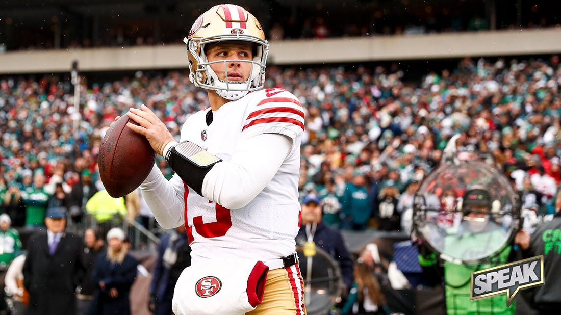 49ers HC: Brock Purdy would have to 'melt in practice' to lose QB1 job | SPEAK