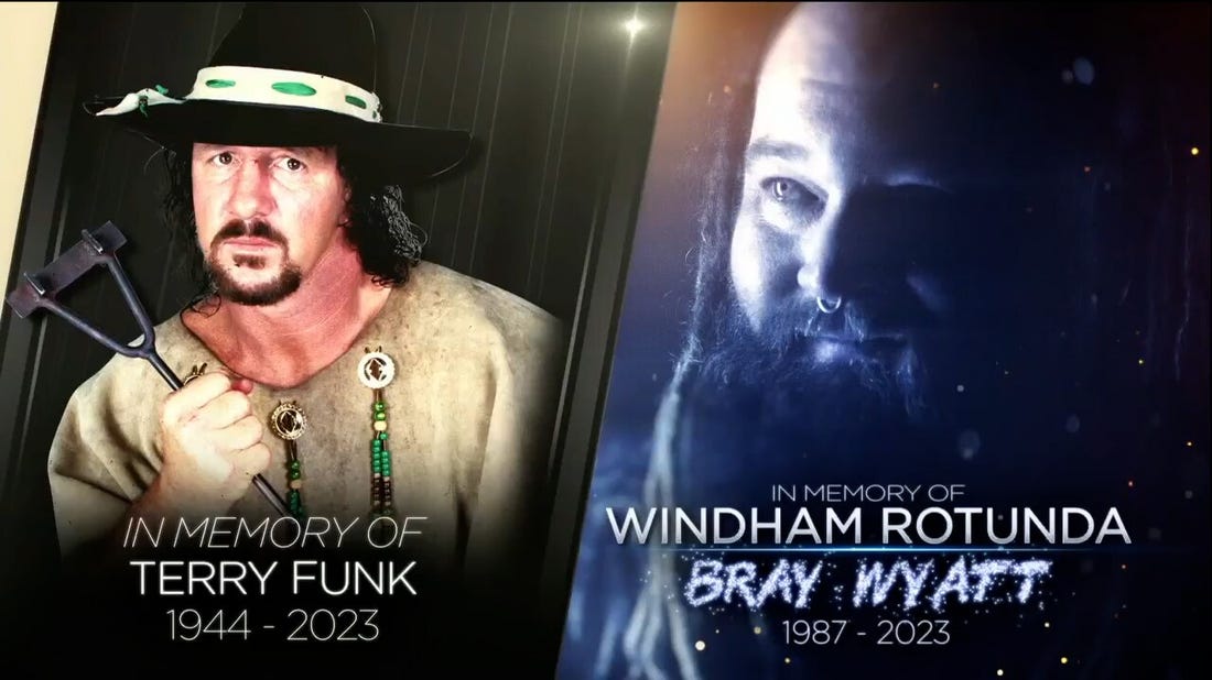 Terry Funk and Bray Wyatt honored with 10-Bell Salute  | WWE on FOX