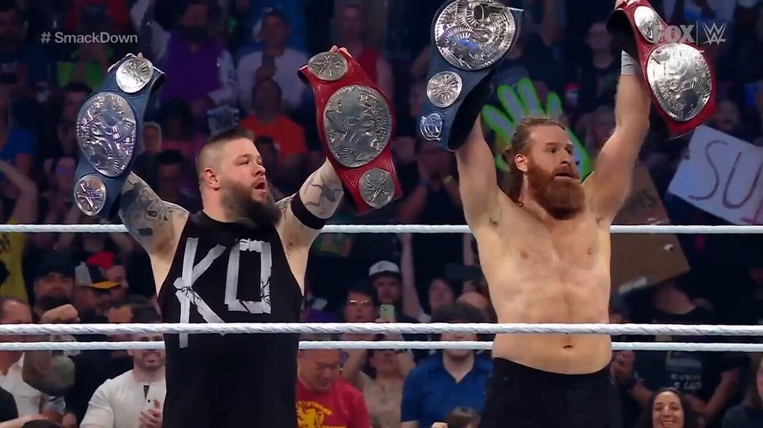 Sami Zayn and Kevin Owens put The Judgment Day on notice after taking out the L.W.O. | WWE on FOX