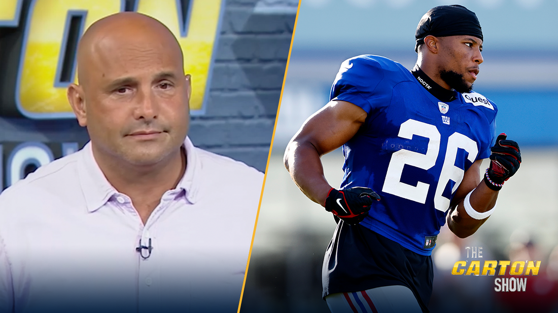 Former Giants RB Brandon Jacobs defends Saquon Barkley, THE CARTON SHOW