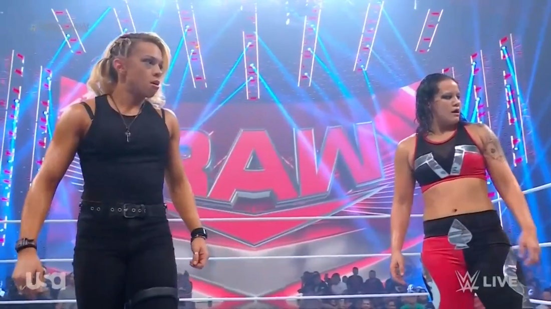 Zoey Stark has Shayna Baszler's when Chelsea Green and Piper Niven brawl on Raw | WWE on FOX
