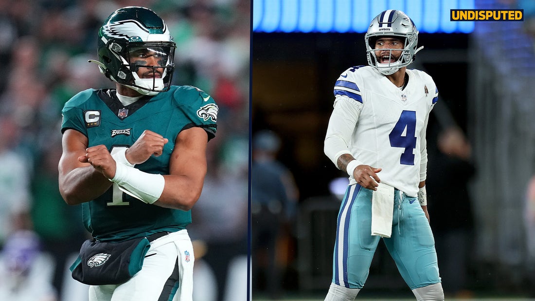 Are Eagles better than Cowboys with 2-0 start and 34-28 MNF win vs. Vikings? | UNDISPUTED