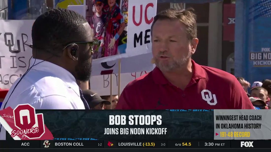 Former HC Bob Stoops joins 'Big Noon Kickoff' to preview Oklahoma-Cincinnati and keys to victory for the Sooners