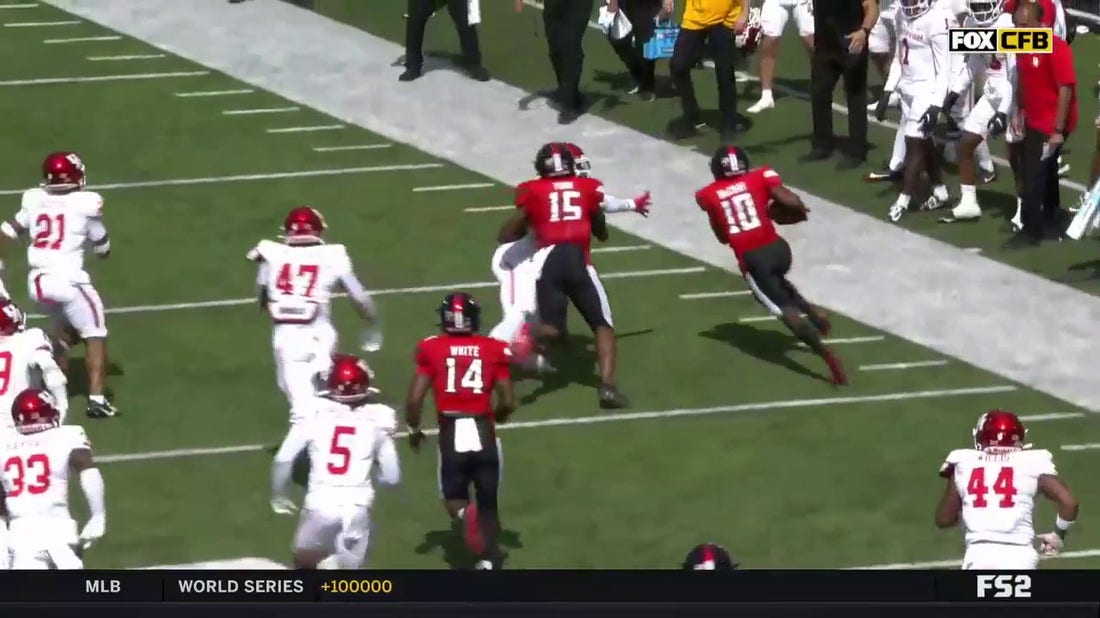 Texas Tech's Cam'Ron Valdez breaks out for 41-yard rushing TD