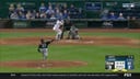 Royals' Michael Massey's RBI single evens the score against the White Sox, 3-3