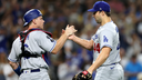Dodgers set franchise wins record in 1-0 victory over Padres