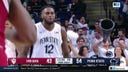 Evan Mahaffey throws down a huge dunk to extend Penn State's lead over Indiana