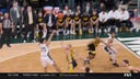 Malik Hall gets fancy with a beautiful turnaround jumper for Michigan State