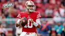 Is Jimmy Garoppolo's three-year, $67.5 M deal to the Raiders a good move? | SPEAK