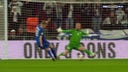 Finland's Oliver Antman scores the equalizer against Denmark, 1-1