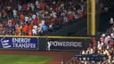 Astros' Kyle Tucker makes a SPECTACULAR catch to rob Mike Trout out of a home run