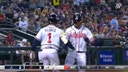 Braves' Eddie Rosario goes yard for the SECOND time against the Diamondbacks