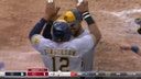 Brewers' Blake Perkins demolishes a grand slam for his first big league home run vs. the Reds