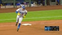 Miguel Rojas crushes a two-run home run to give the Dodgers a lead over the Mariners