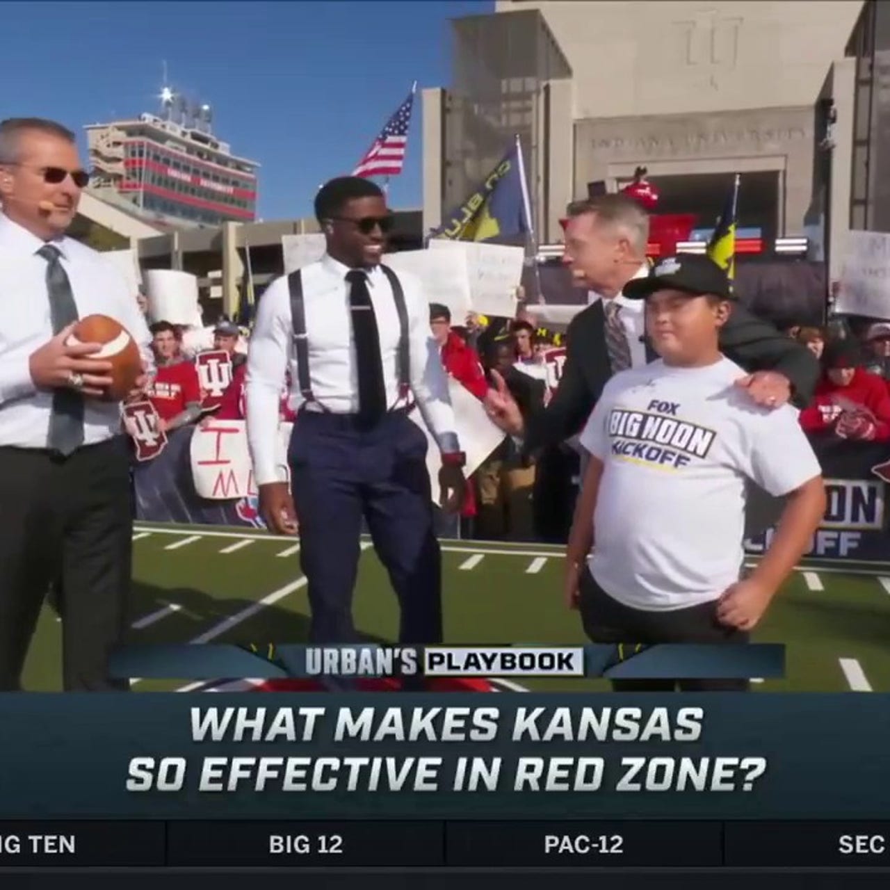 Urban Meyer On Kansas Efficiency In The Red Zone Big Noon Kickoff Fox Sports