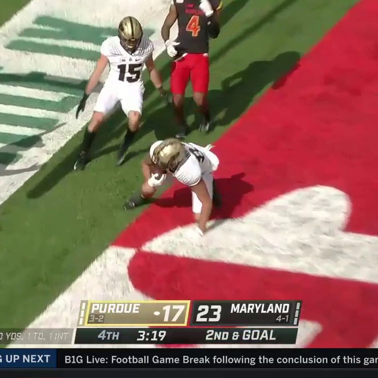 Purdue's Aidan O'Connell connects with Payne Durham on a TD to take a close  24-23 lead | FOX Sports