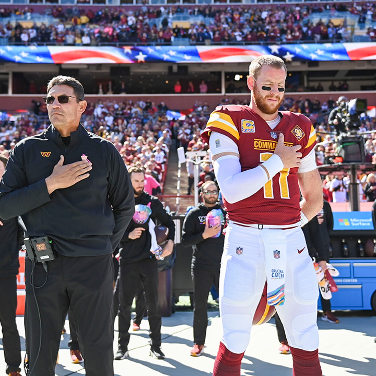 Ron Rivera apologizes for publicly criticizing Commanders QB