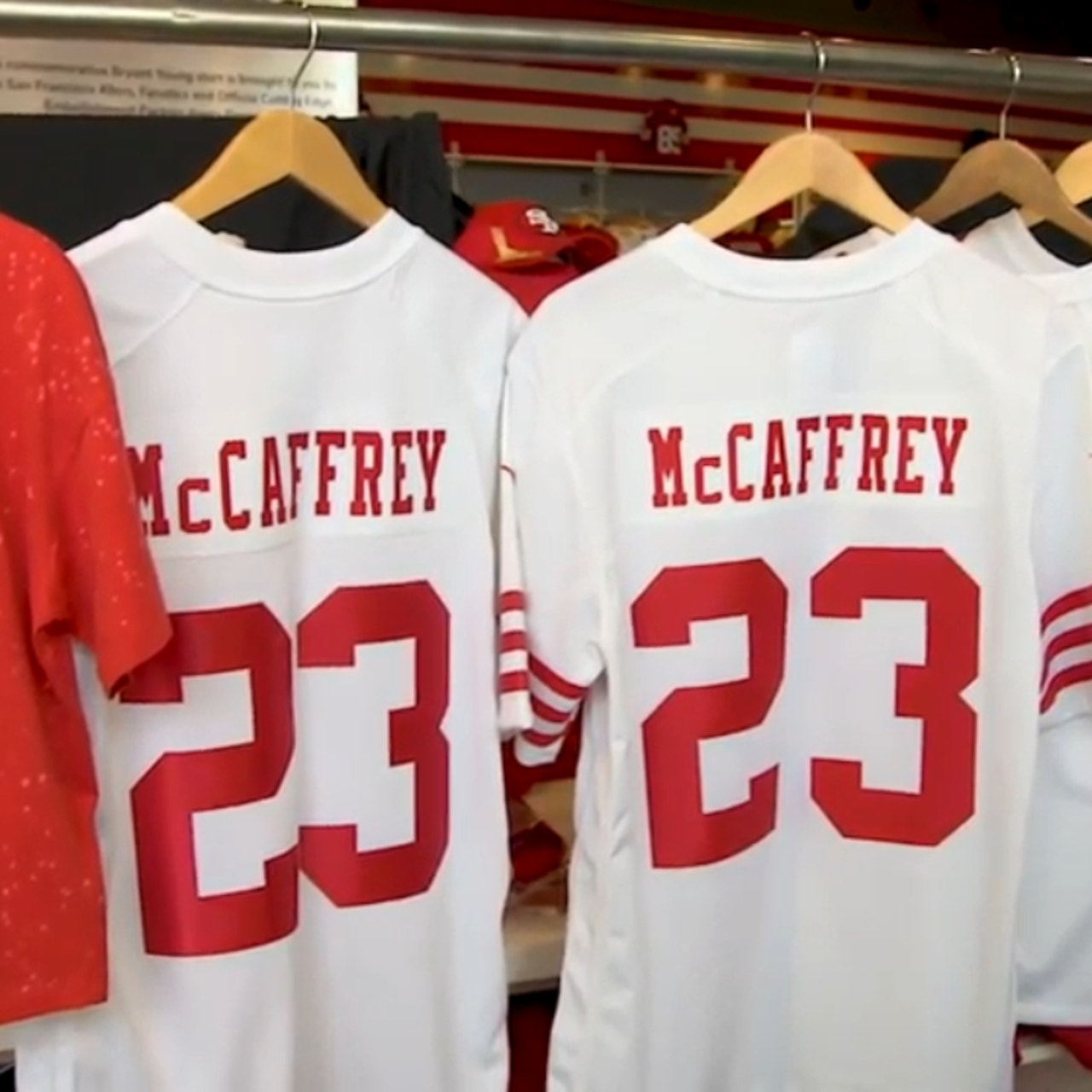 men's mccaffrey jersey 49ers