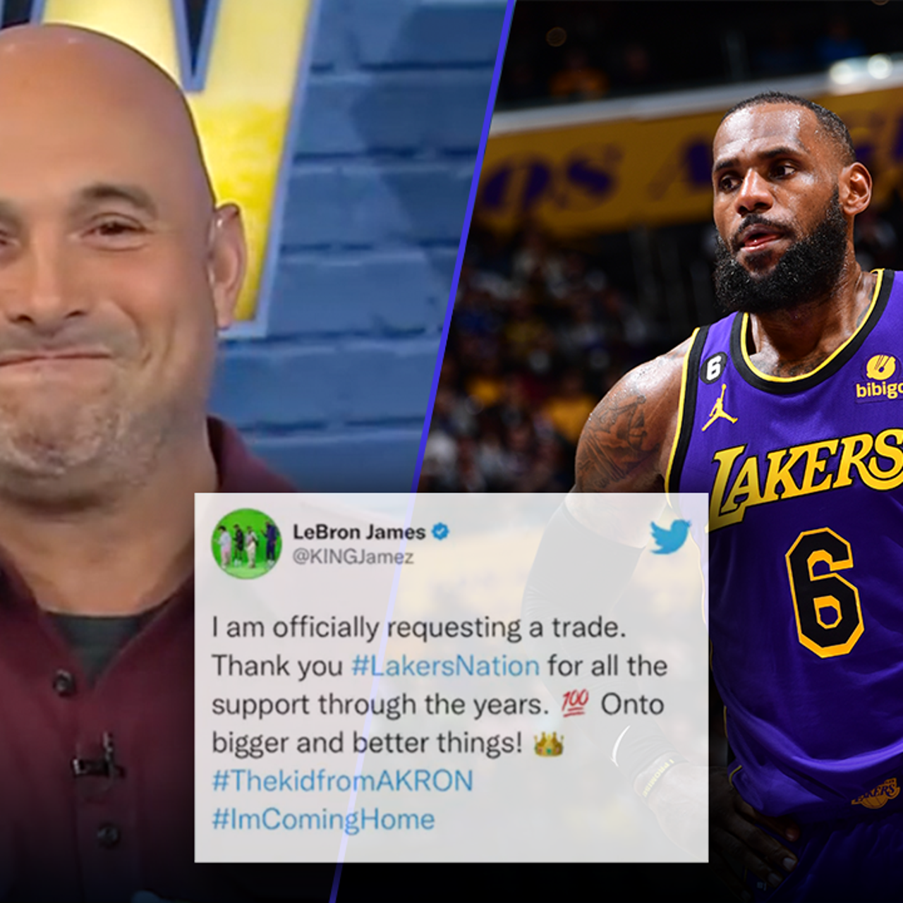 LeBron James Josh McDaniels fall victim to fake Twitter accounts THE CARTON SHOW FOX Sports