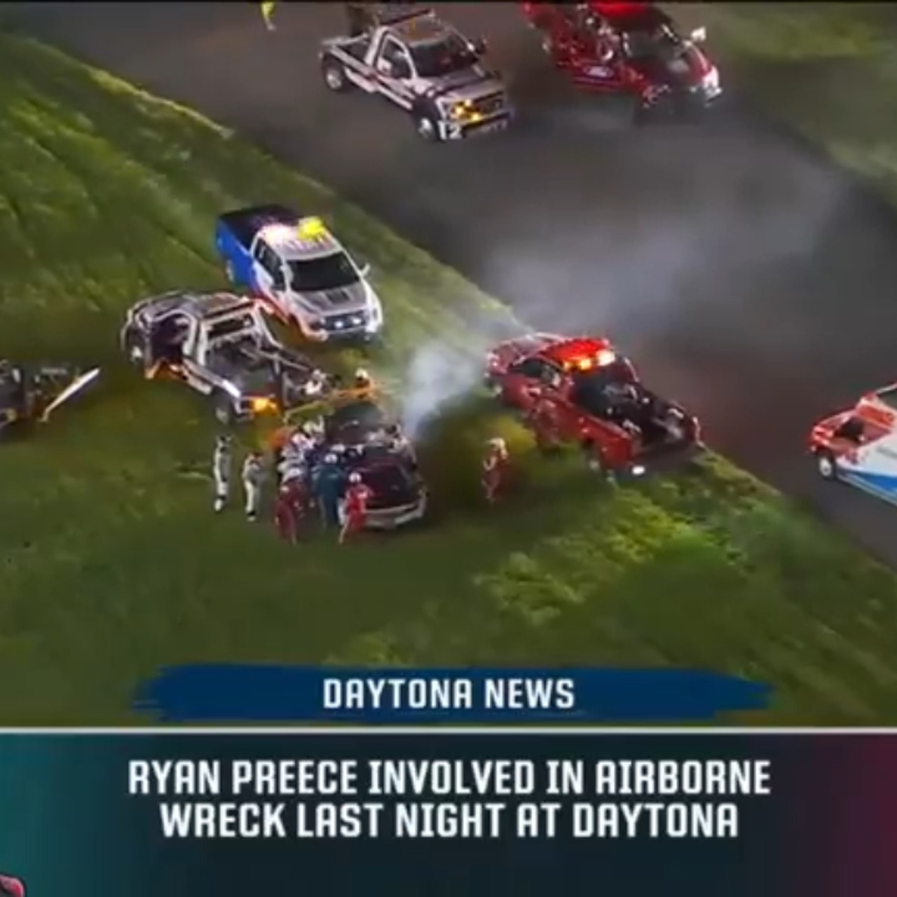 An update on Ryan Preece after his violent crash Saturday night at Daytona NASCAR Race Hub FOX Sports