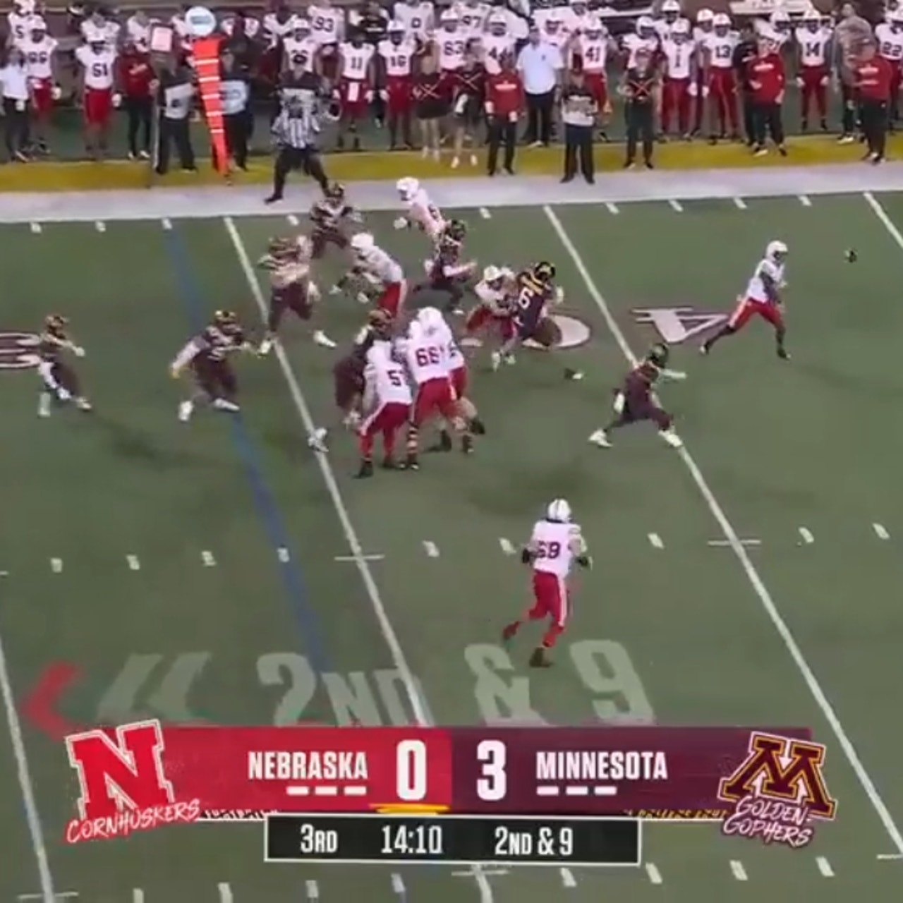 Watch: Nebraska score first touchdown on trick-play