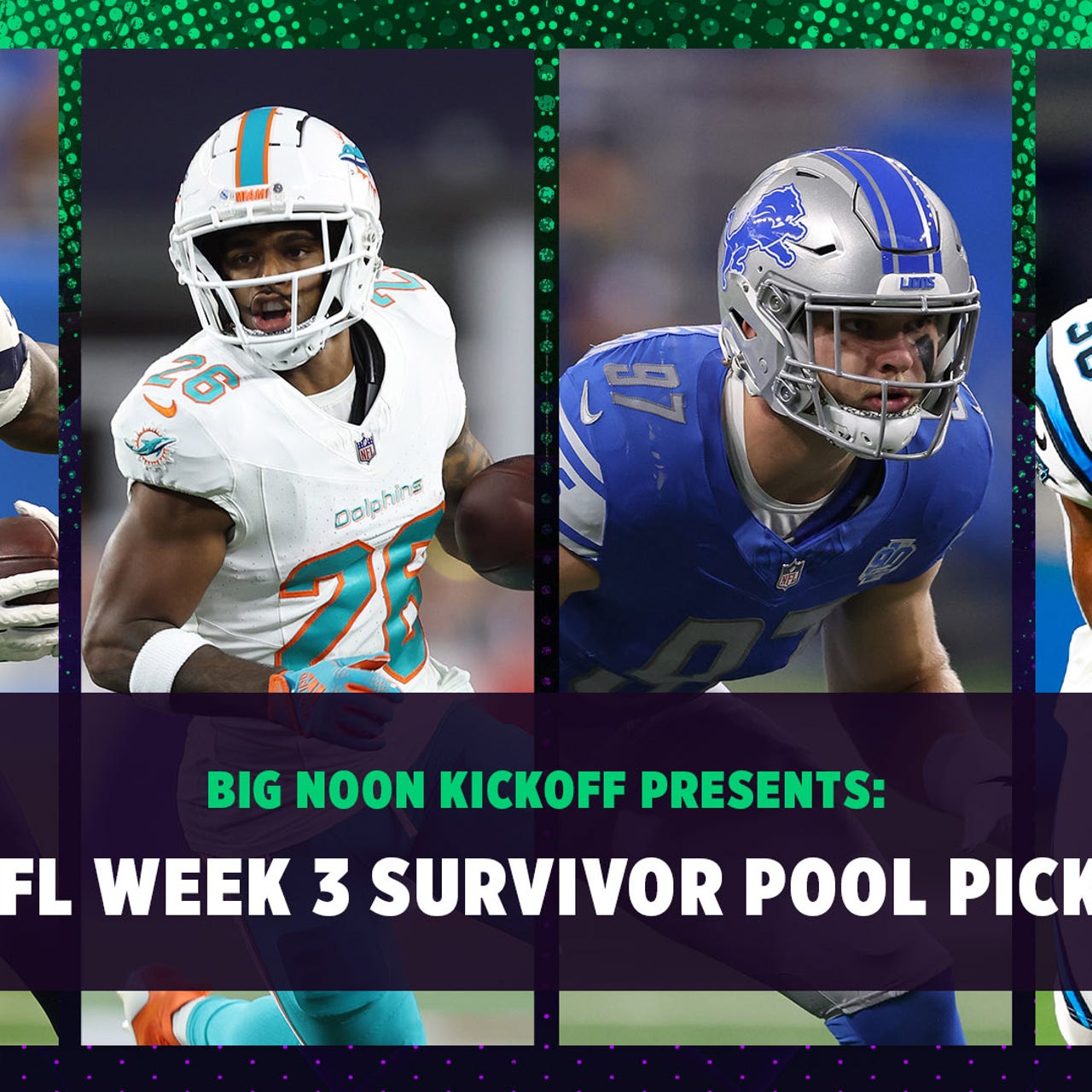 Seahawks, Lions, Dolphins, Panthers make NFL Week 3 Survivor Pool Picks, Bear Bets