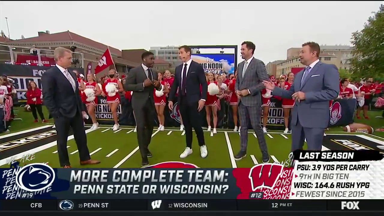 The 'Big Noon Kickoff' crew makes their picks for Wisconsin vs. Penn St