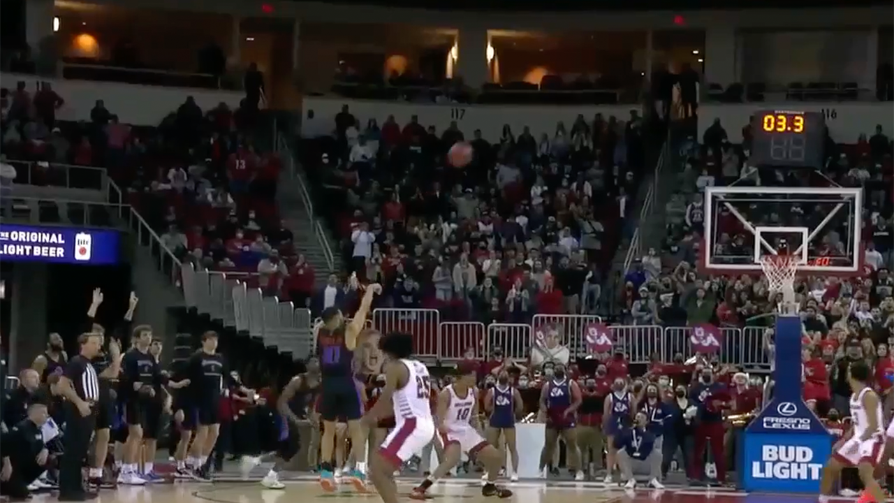 Marcus Shaver buries game-tying three pointer to send Boise State and Fresno State to overtime