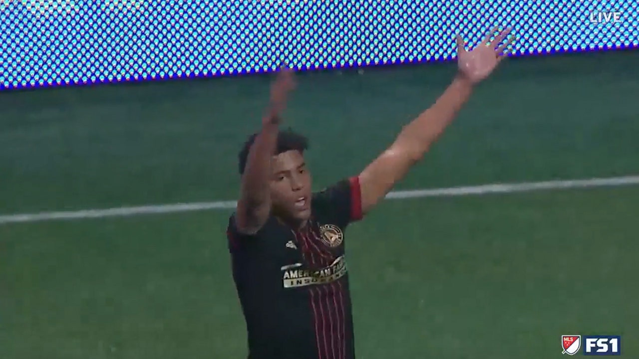 17-year-old and Atlanta native Caleb Wiley scores the match clinching goal in his MLS debut for Atlanta United FC