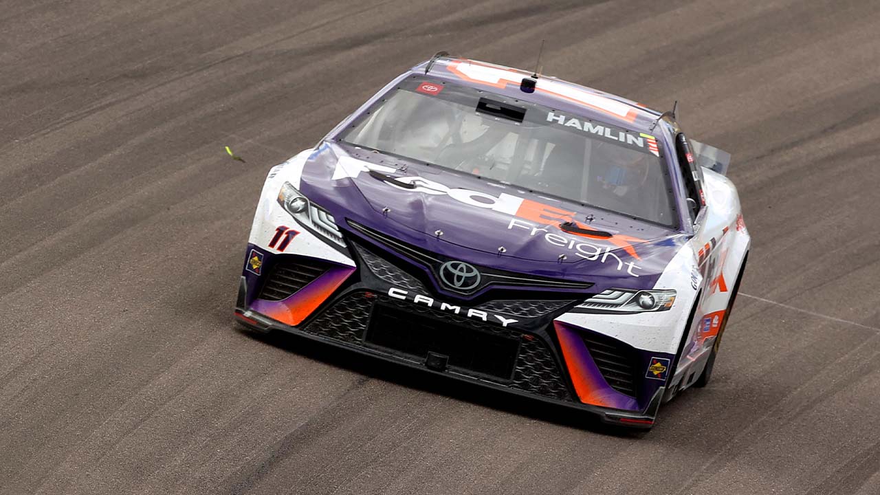 Denny Hamlin speaks on Atlanta's changes to Turn 4 I NASCAR on FOX