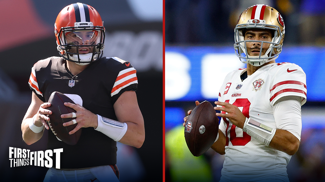 Could Browns look to Jimmy Garoppolo to replace Baker Mayfield at quarterback? I FIRST THINGS FIRST