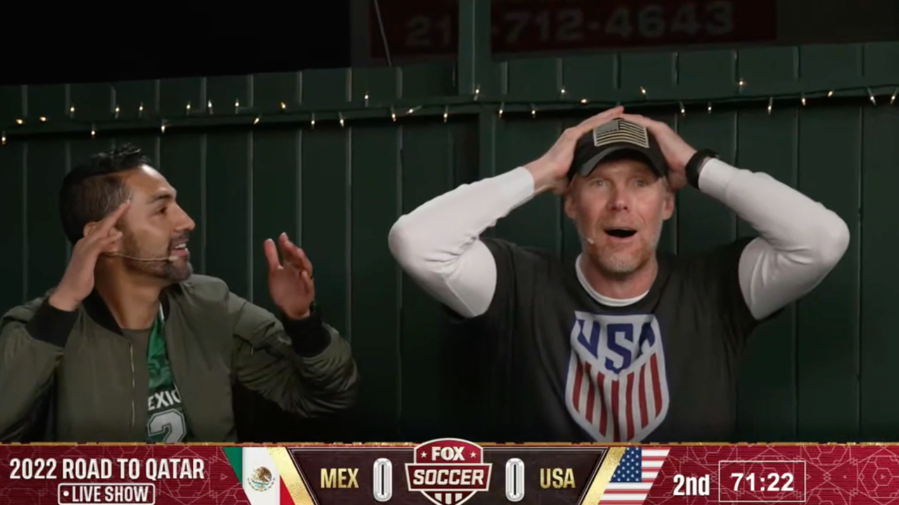 USMNT: Alexi Lalas and FOX Soccer crew react to near-goal