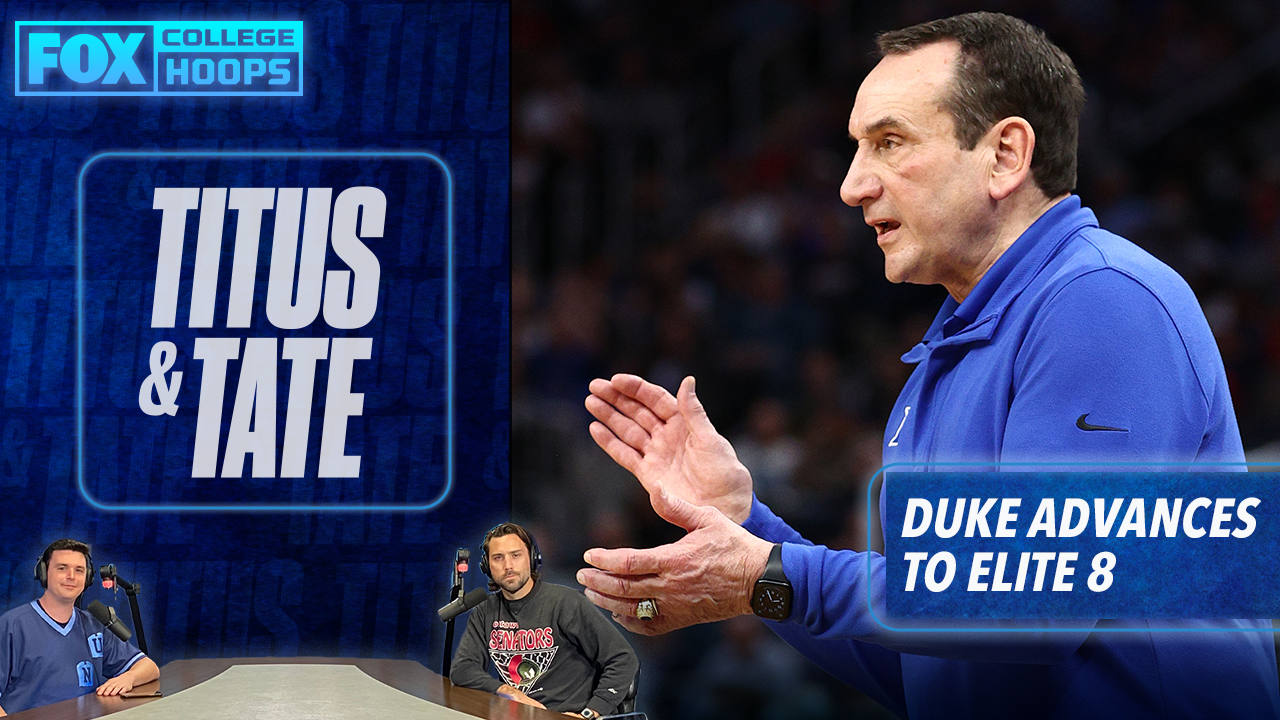 NCAA Tournament: Duke & Coach K defeat Texas Tech to advance to the Elite 8 I Titus & Tate