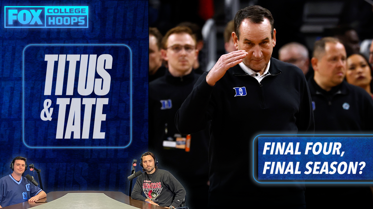 NCAA Tournament: Does Coach K come back next season if Duke doesn't win it  all? I Titus & Tate | FOX Sports