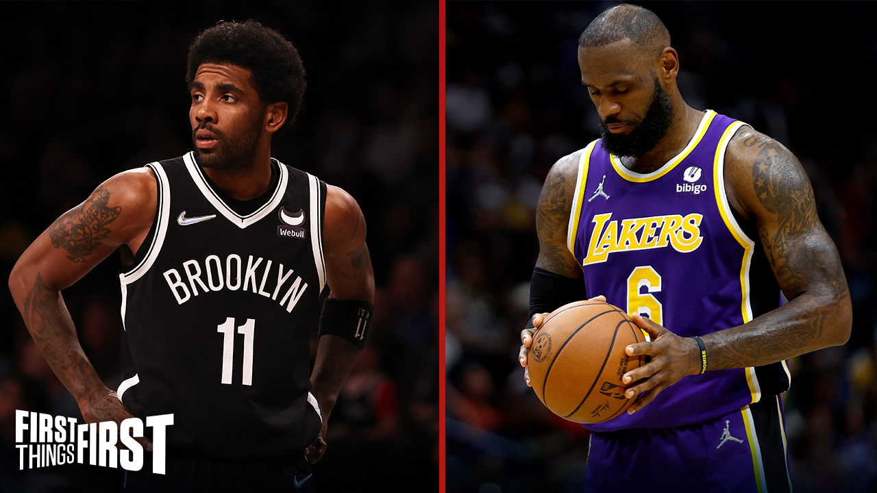 Kyrie Irving's return was underwhelming, LeBron James injured as both Lakers & Nets come up short I FIRST THINGS FIRST