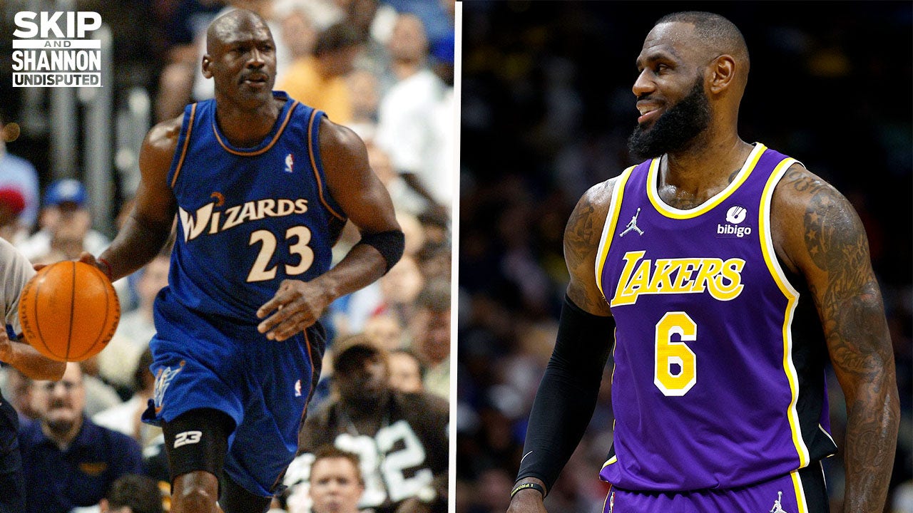LeBron's stint with Lakers draws comparison to Michael Jordan's Wizards days — 'It's an insult to MJ' I UNDISPUTED