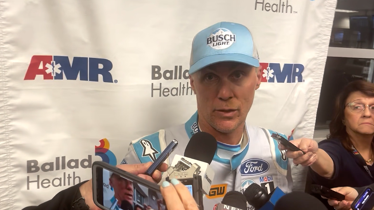 Kevin Harvick frustrated after his race at Bristol ended early