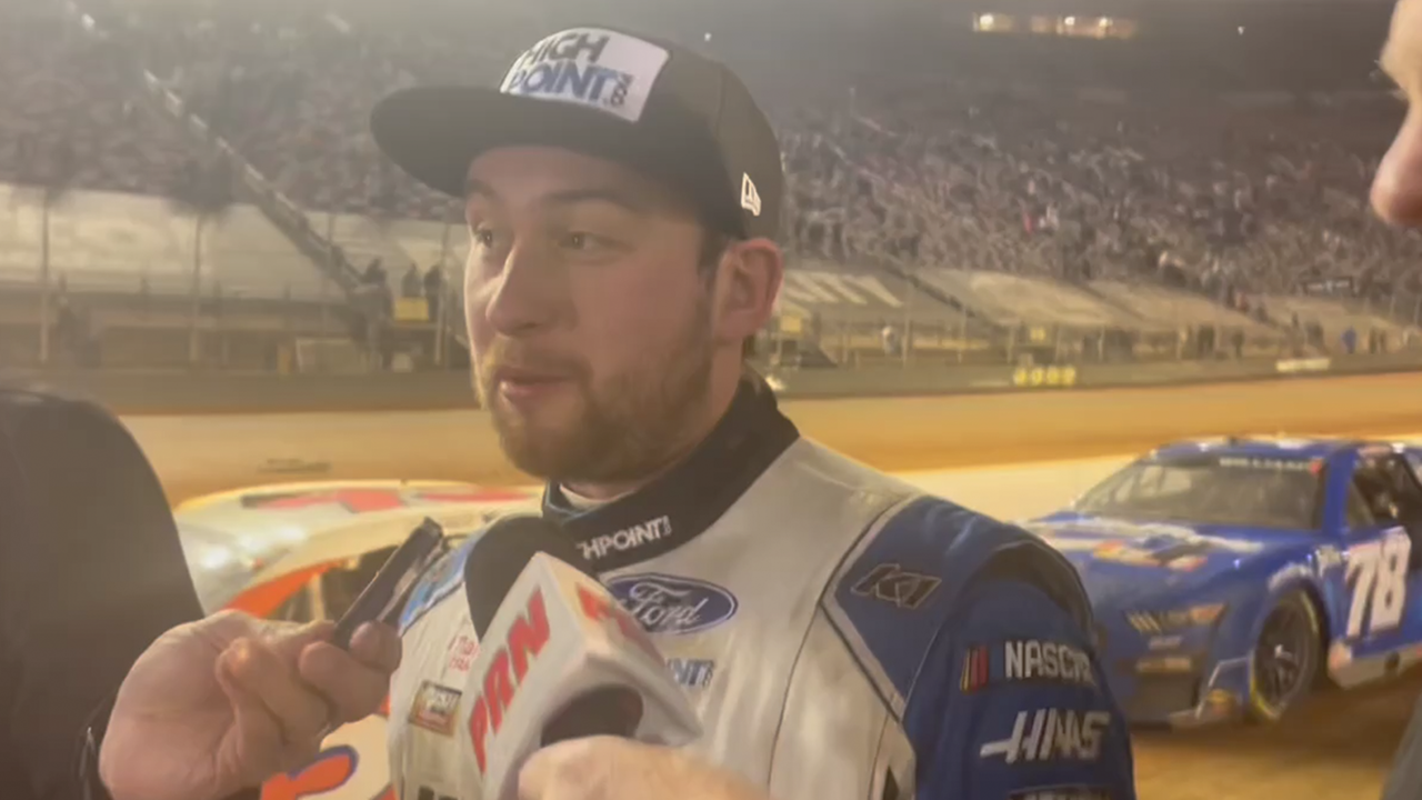 Chase Briscoe on Tyler Reddick after Food City Dirt Race