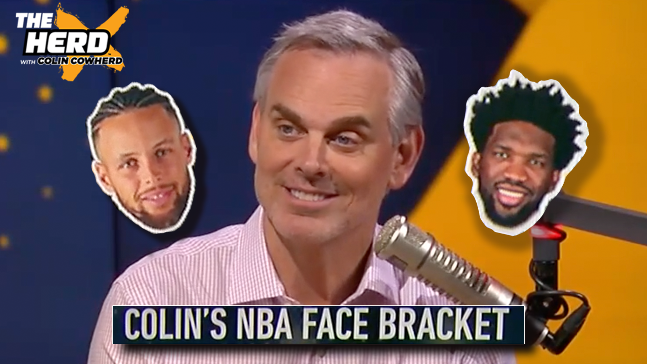 Steph Curry & Joel Embiid feature in Colin Cowherd's NBA Face Bracket I THE HERD