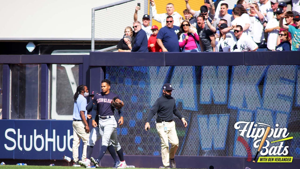 New York Yankees fans throw trash at Guardians outfielder — Ben Verlander weighs in I Flippin' Bats