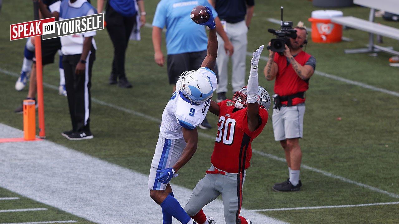 Breakers' Jonathan Adams makes OBJ-esque one-handed catch I SPEAK FOR YOURSELF